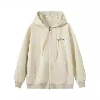 三体 不要回答系列 美式复古休闲宽松百搭简约基础款字母印花连帽高街潮牌街头嘻哈长袖重磅卫衣 男女同款