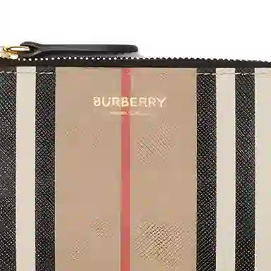 Burberry Vintage Classic Stripe Key Pouch