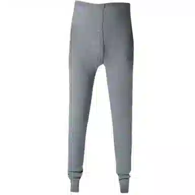 兰缪 青少年加厚摇粒绒新升级高弹修身不紧绷螺纹收口防风抗寒保暖裤 男款