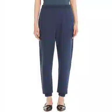 S MAX MARA Tamaro Cotton fleece trousers