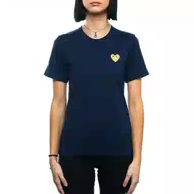 CDG Play Comme Des Garcons Gold Heart T