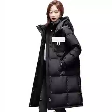 鸭鸭 中长款加厚时尚保暖舒适羽绒服 女款
