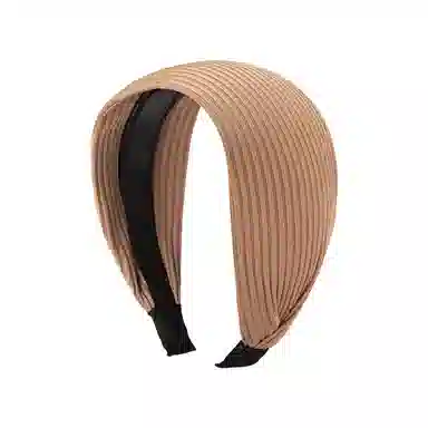 芒果饰品 法式加宽高颅顶发卡 针织 发箍 女款