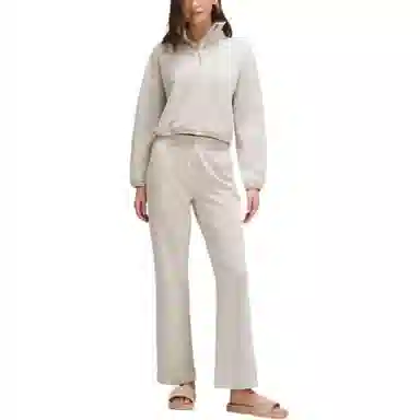 lululemon Brushed Softstreme Half Zip Mohave Brown