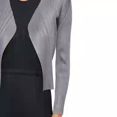 PLEATS PLEASE ISSEY MIYAKE Cardigan Grey