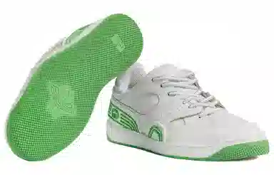 Gucci Basket Low White Green