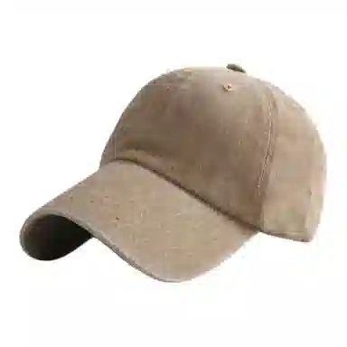 木林森 韩版日系软顶简约休闲复古做旧水洗牛仔街头 棉 鸭舌帽 男女同款情侣款