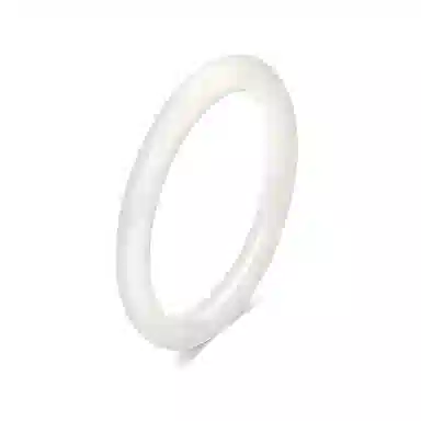 赛菲尔 香槟白月光荔枝冻冰年轻款 新中式国潮经典传承高级感设计 正圈平安镯 新中式国潮古风浅香槟 玉髓 手镯 女款