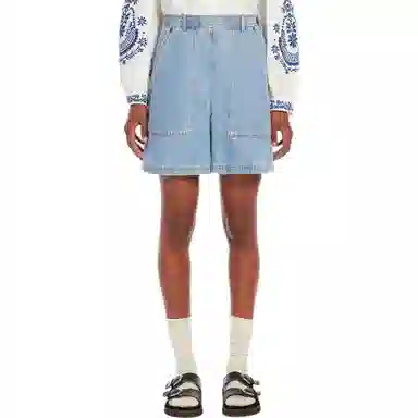 WEEKEND MaxMara Elica Cotton And Linen Denim Jeans