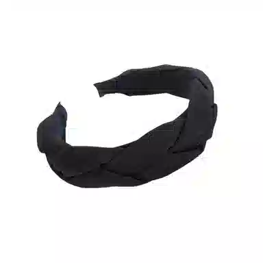 贯古今 时尚麻花辫头饰女外出精致百搭秋冬气质发卡高颅顶发饰 布艺 发箍 女款