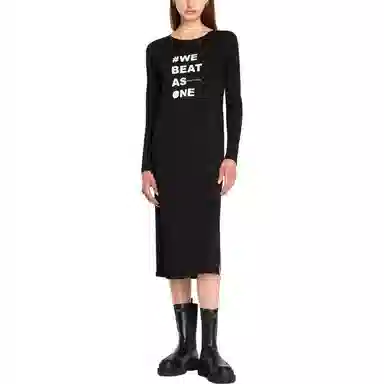 Armani Exchange FW23 Logo Dress Black
