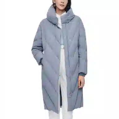 波司登 中长款纯色宽松加厚羽绒服 女款