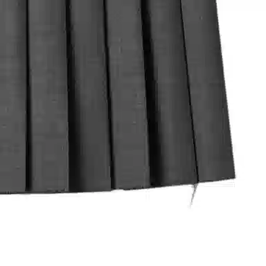 Miu Miu SS24 Logo Pleated Skirt Grey