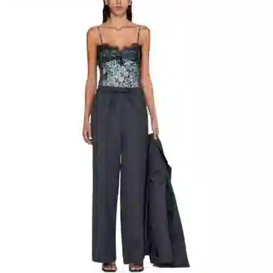 Sandro Printed Camisole