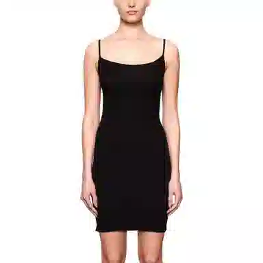 SKIMS Soft Lounge Slip Dress Onyx