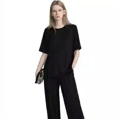 【dme】纯色薄款休闲运动套装 女款