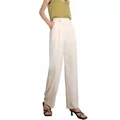 恒源祥 高腰舒适细腻柔和宽松休闲裤 女款