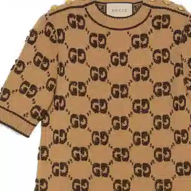 Gucci SS23 GG Jacquard Dress