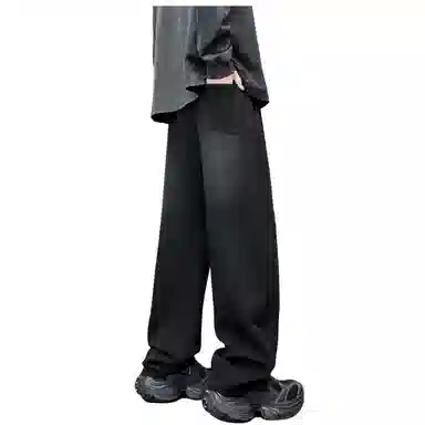 AMBER LIGHT Vintage Loose Jeans Black