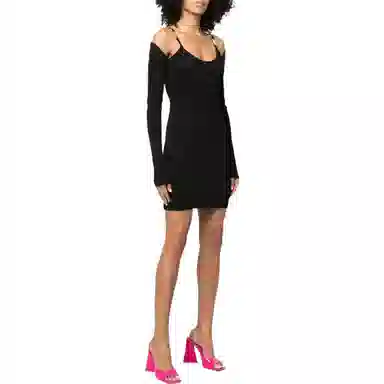 GCDS FW22 Black Dress