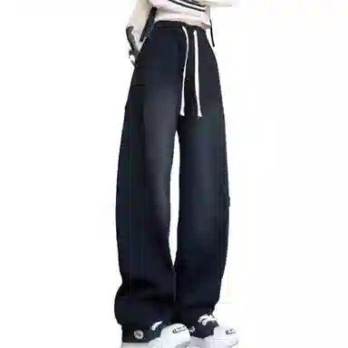 AMBER LIGHT Vintage Loose Jeans Black