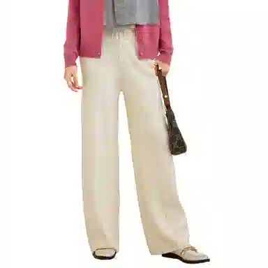 恒源祥 松紧高腰针织休闲裤 女款