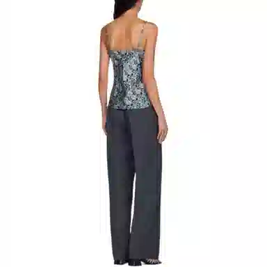 Sandro Printed Camisole