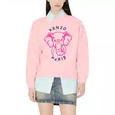 KENZO Logo Crewneck Pink