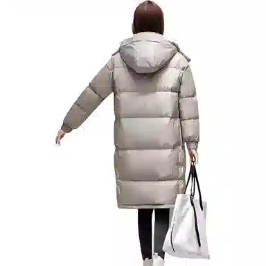 鸭鸭 中长款加厚时尚保暖舒适羽绒服 女款