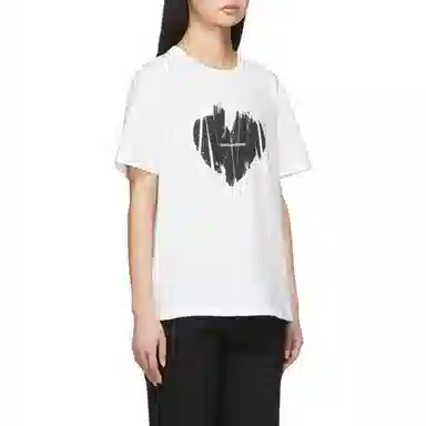 Saint Laurent Heart Print T-Shirt