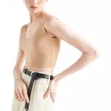 PRADA SS23 Letter Print Tank Top Orange