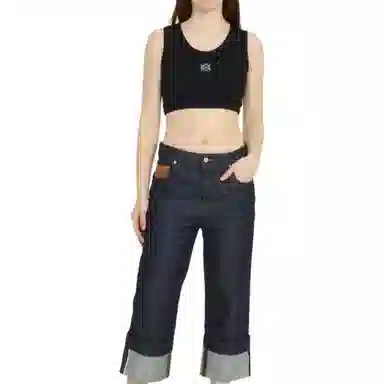 LOEWE Sleeveless Pullover Black