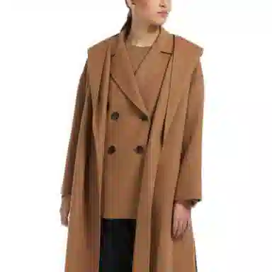 'S MAX MARA Matin Camel Coat