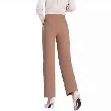 恒源祥 高腰纯色直筒西装休闲裤 女款