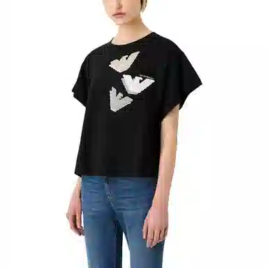 Emporio Armani SS23 Black T-Shirt