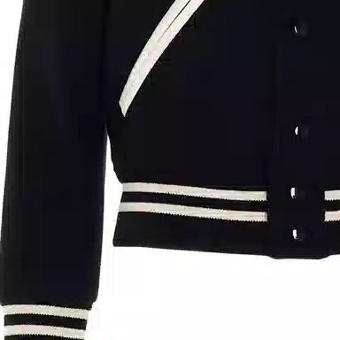 Saint Laurent Teddy Jacket Black