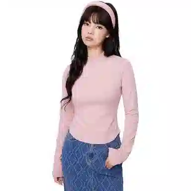 美特斯邦威 纯色显瘦针织衫 女款