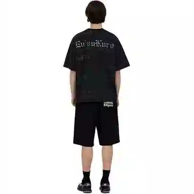 EVISU KURO SS24 Black Shorts