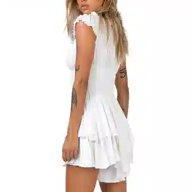 PRINCESS POLLY THE LOVE GALORE ROMPER WHITE LOWERIMPACT white