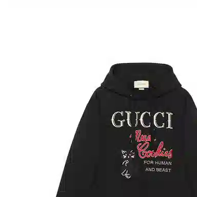 GUCCI Mad Cookies Hoodie Black