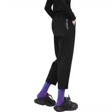 木果果木 锥形中腰九分休闲裤 女款