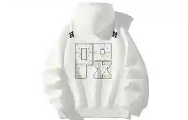 PISYPOX Letter Print Hoodie