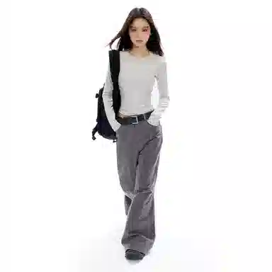 APEA Classic Letter Patch Knit Sweater