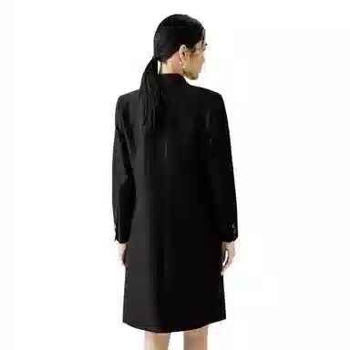 恒源祥 纯色双排扣中长款休闲西装 女款