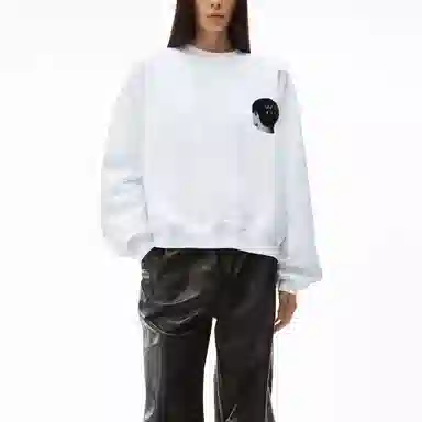 Alexander Wang SS22 White Sweatshirt