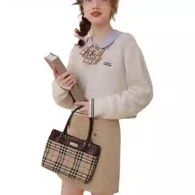 花栗鼠小姐 套头长袖针织衫 女款