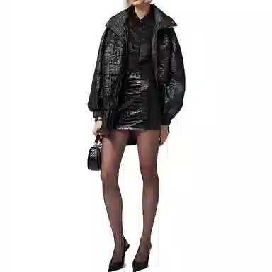 VERSACE CROC-DEVOR SILK BLEND SHIRT