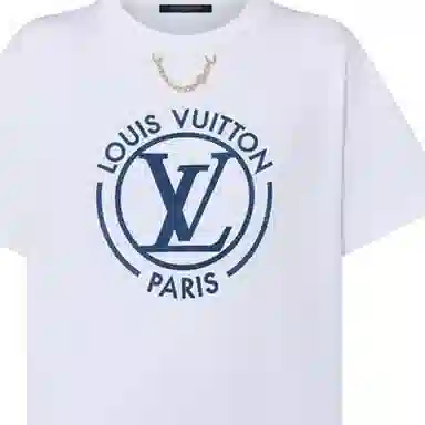 Louis Vuitton SS24 Logo Crewneck T-Shirt White