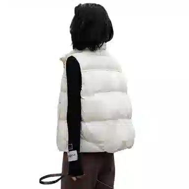 鸭鸭 百搭休闲纯色立领立领短款羽绒服 女款