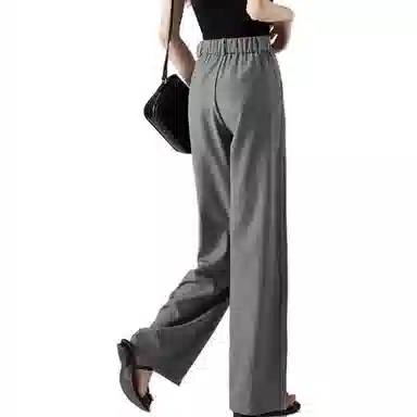 【dme】 纯色高腰休闲阔腿休闲裤 女款